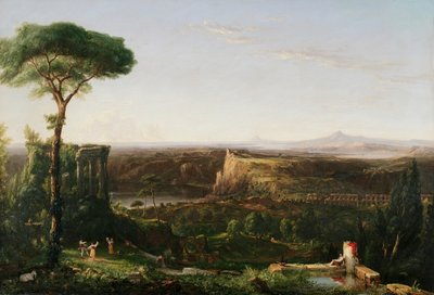 イタリアのシーン構成、1833 作： Thomas Cole